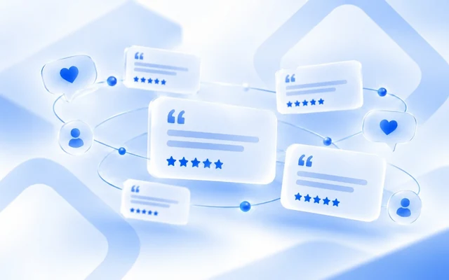 Client feedback and long-term partnership concept.