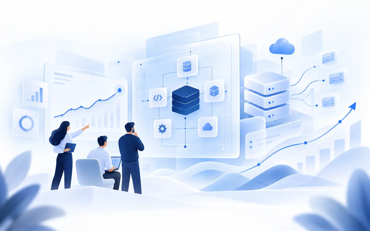 When a scaling SaaS team needs development and architecture support illustration