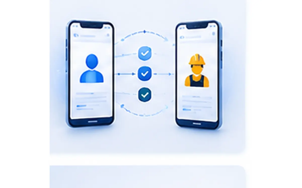 Designing Two-Sided Marketplace Workflows for Mobile Products — editorial figure from related product work
