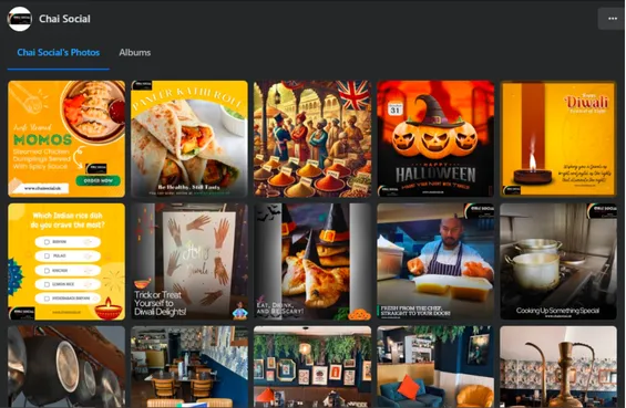 Food brand launch posts