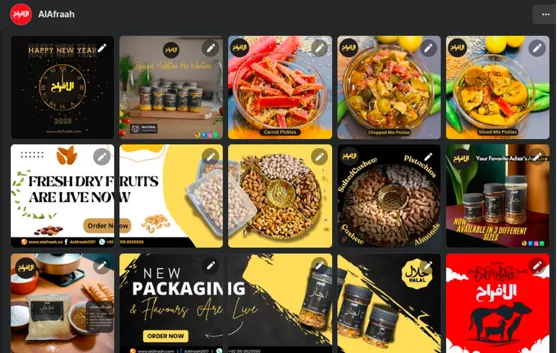Specialty food content board cover