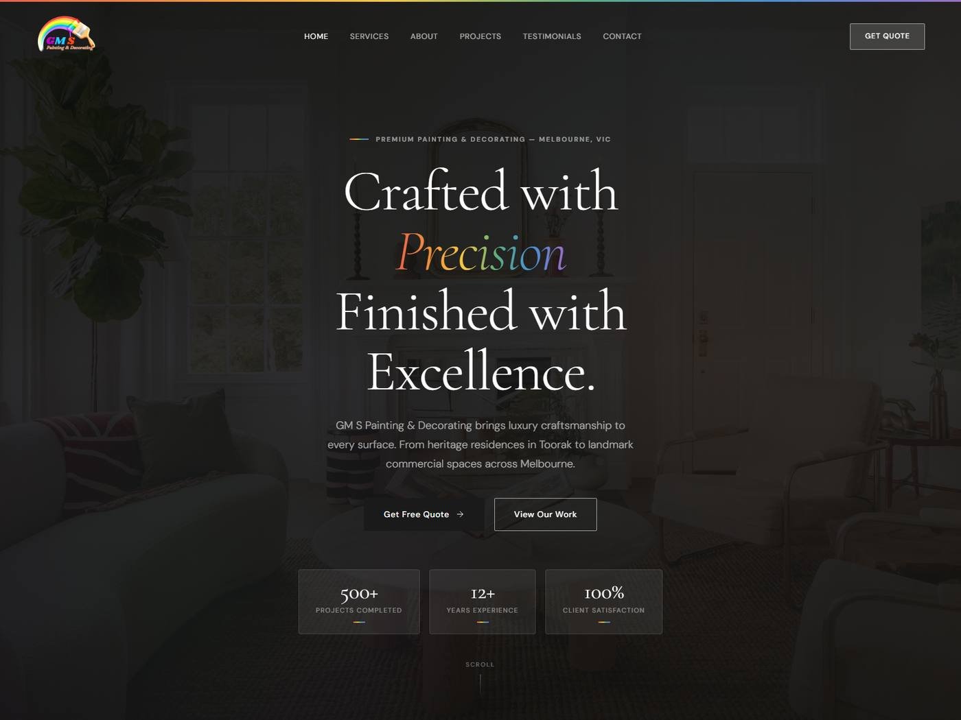 GMS Painting & Decorating evidence thumbnail - Homepage