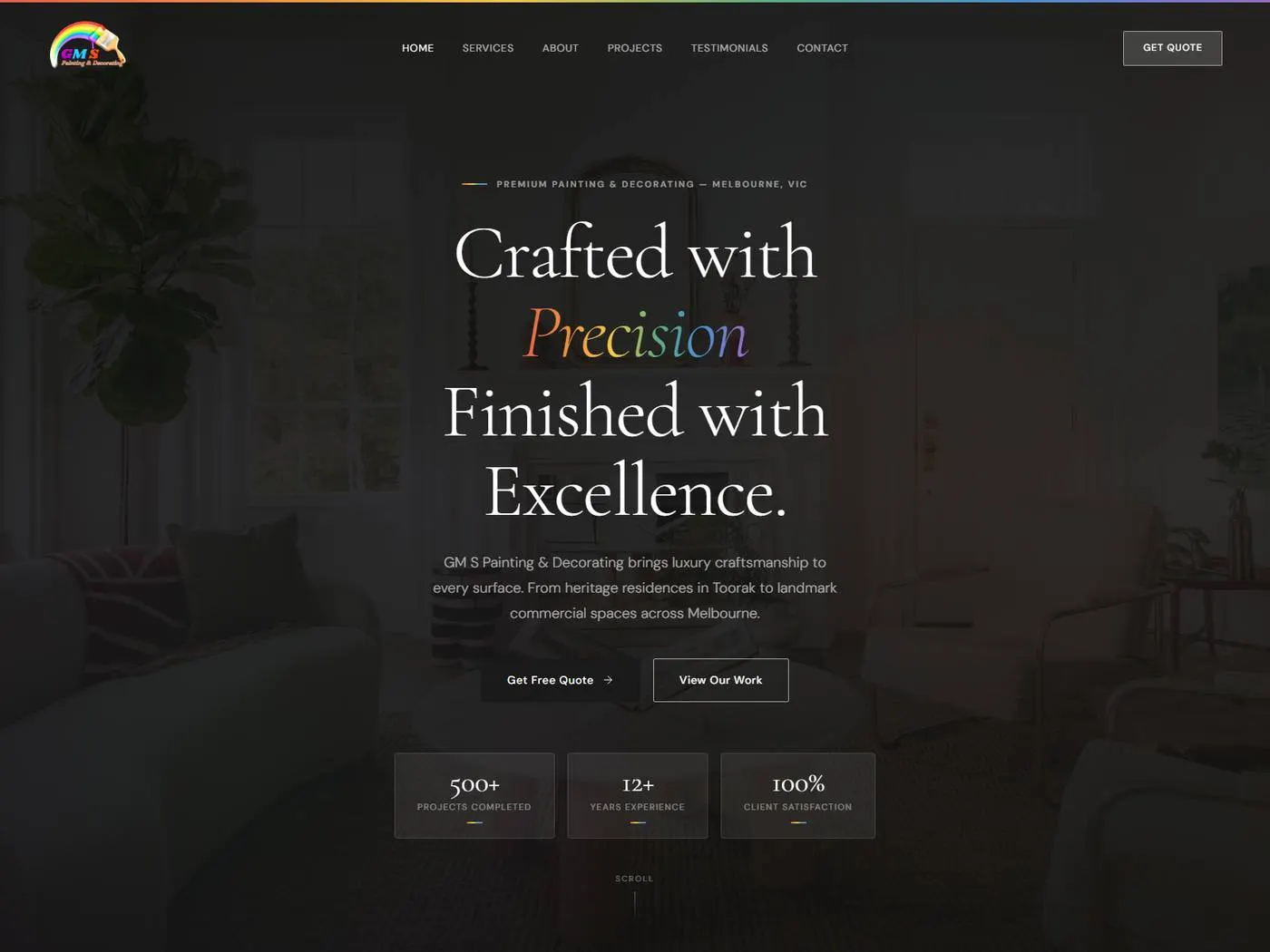 GMS Painting & Decorating — Homepage