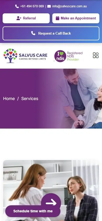 Salvus Care — Mobile services