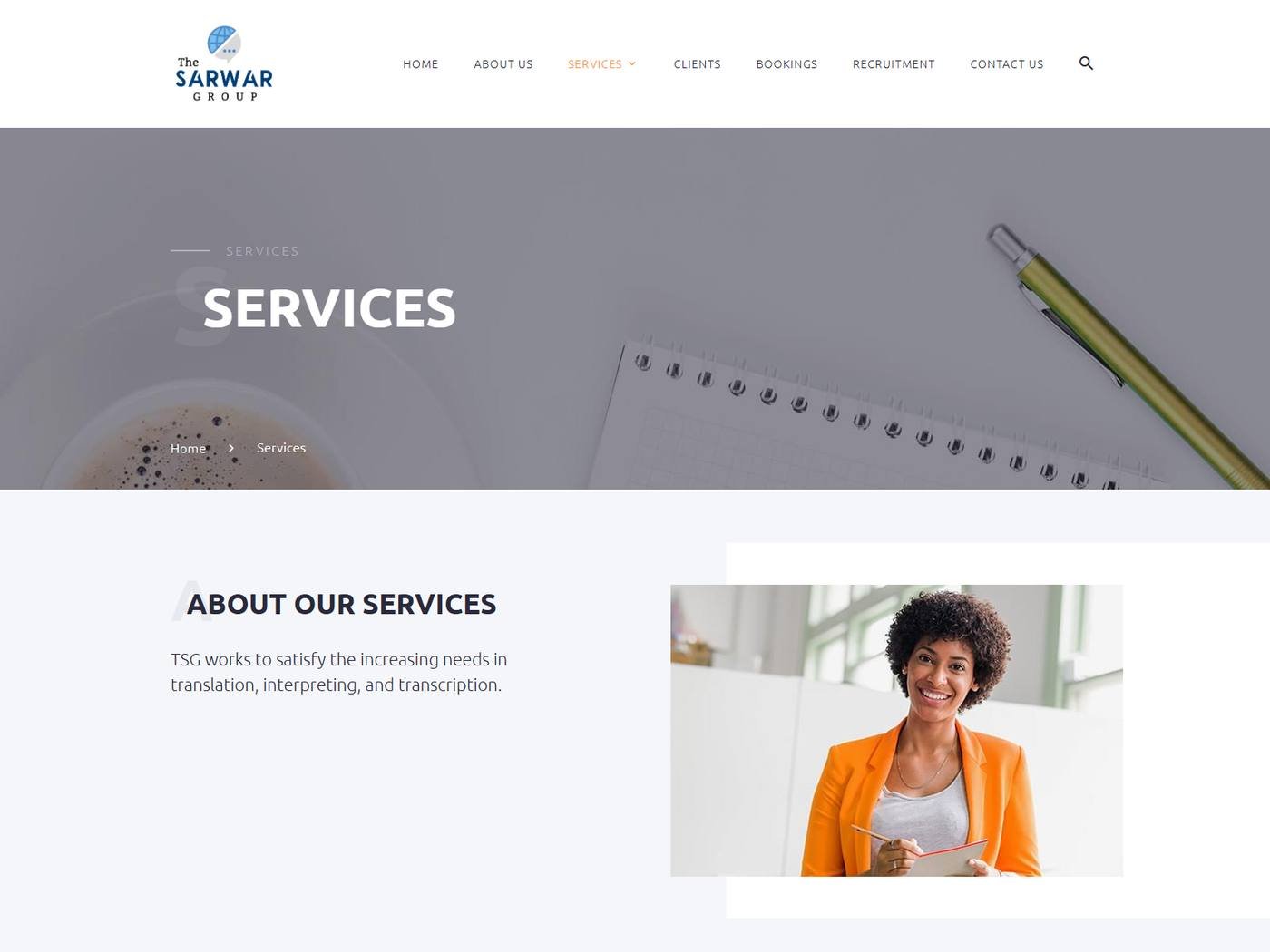 The Sarwar Group evidence thumbnail - Services
