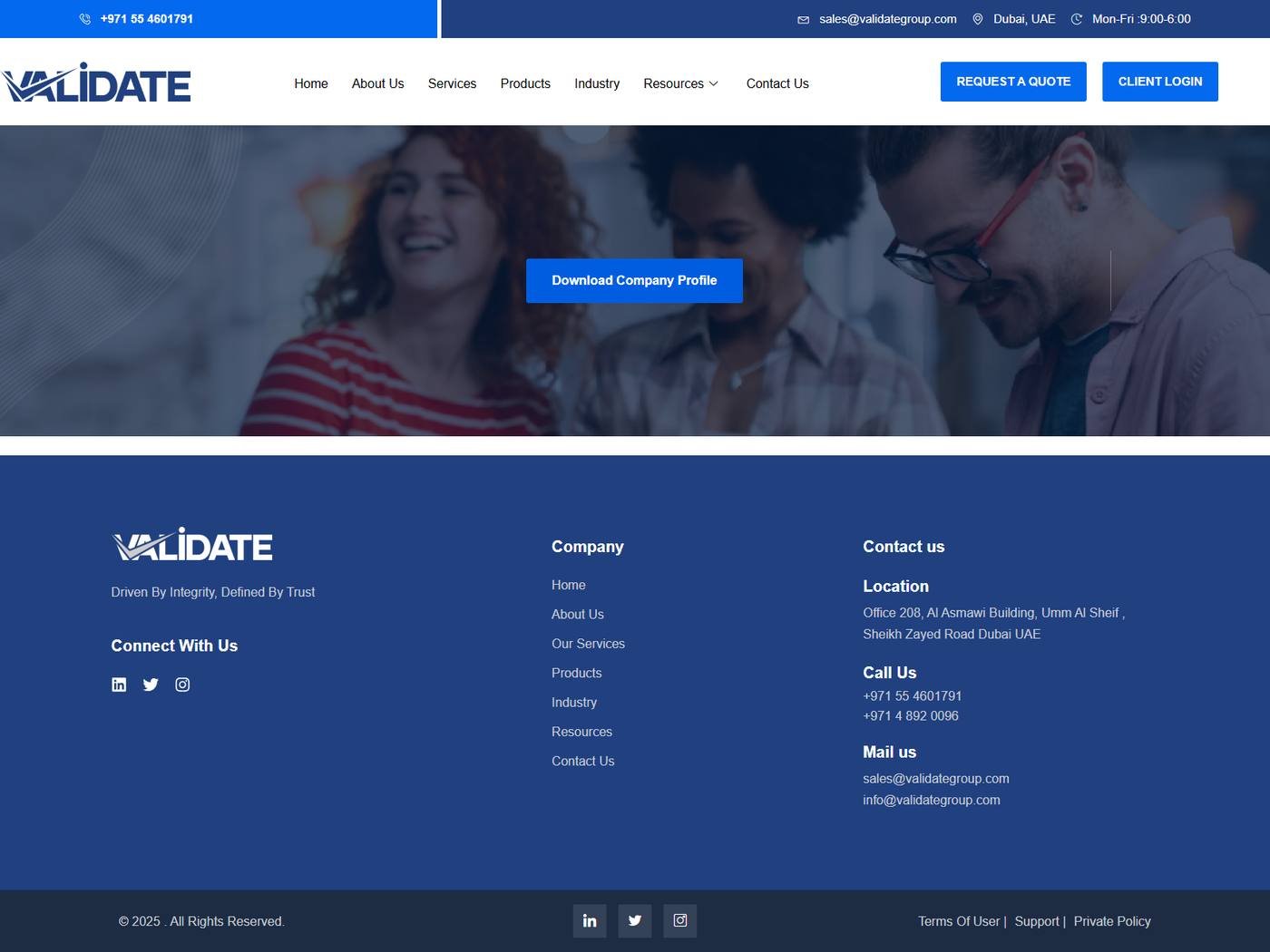 VALIDATE Group product experience - 014 Profile