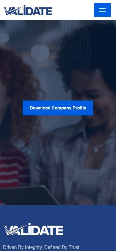 VALIDATE Group product experience - 014 Profile Mobile