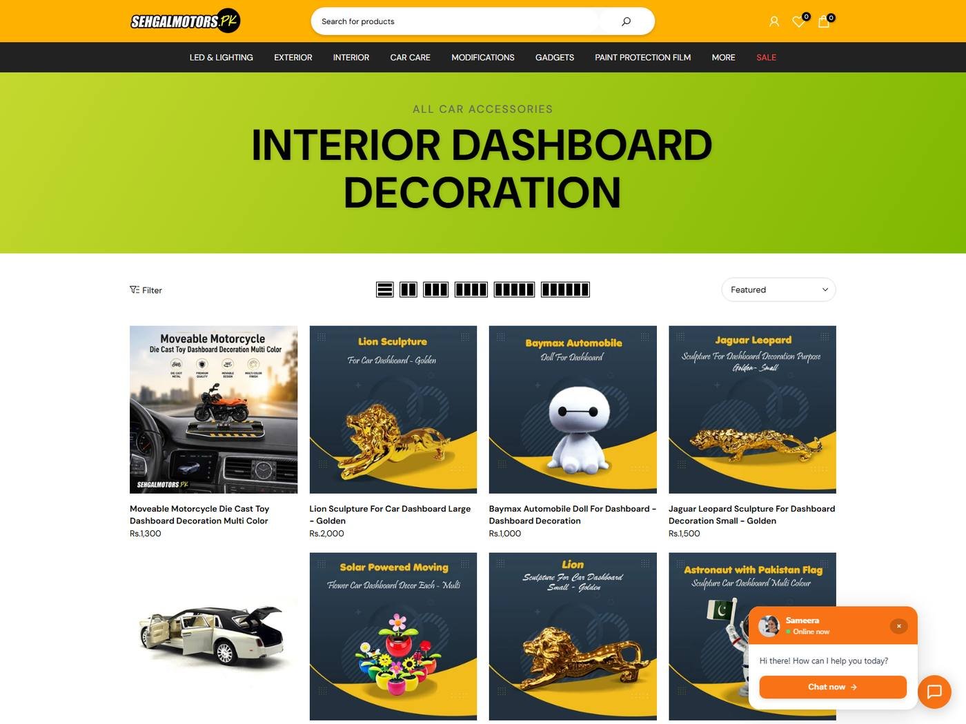 Sehgal Motors evidence thumbnail - Category listing