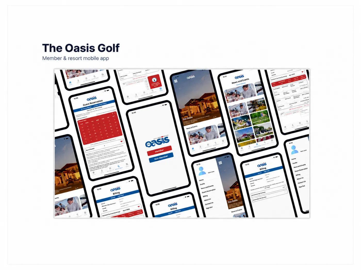 The Oasis Golf cover