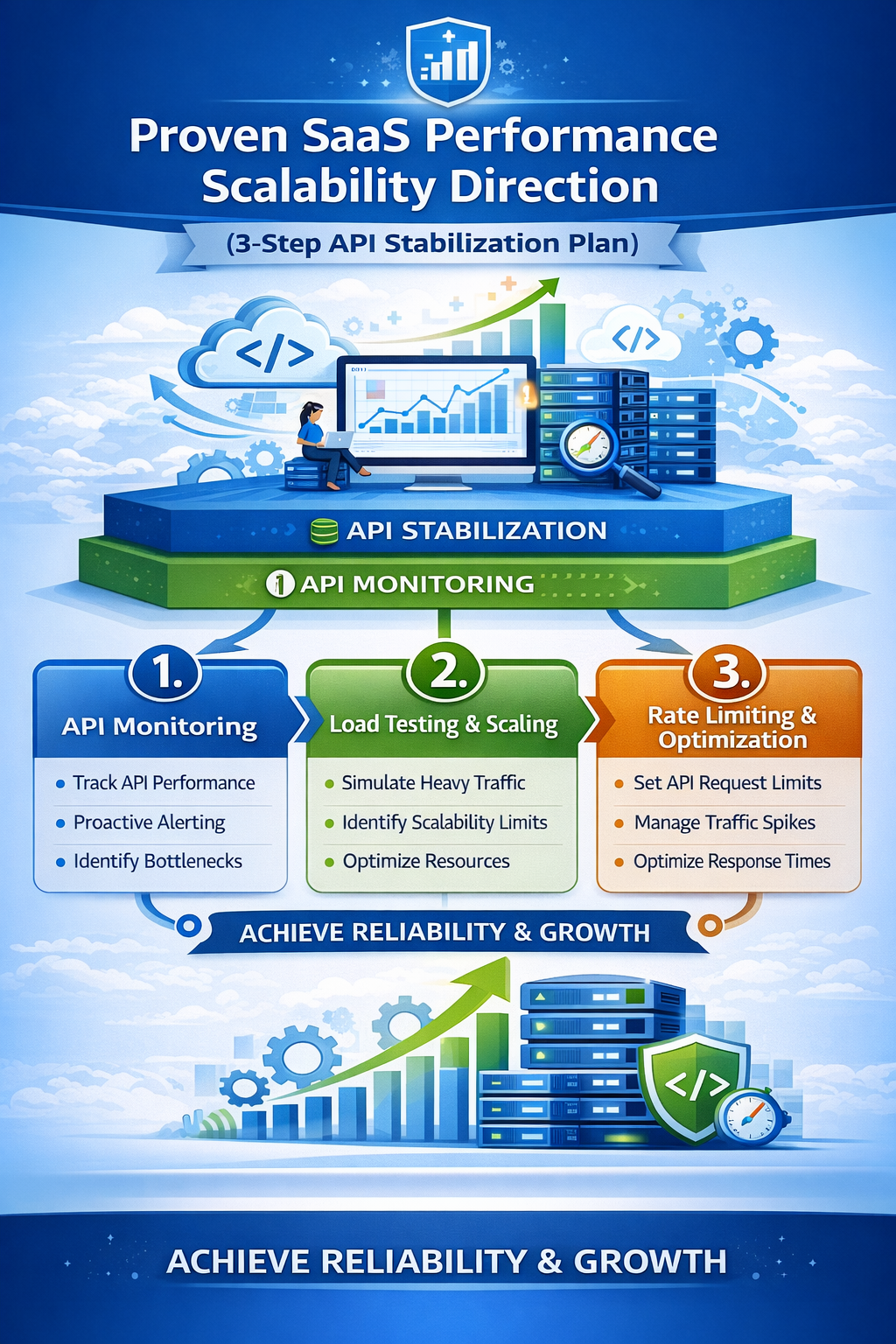saas performance scalability direction case study showing API latency reduction database tuning and scalable API architecture